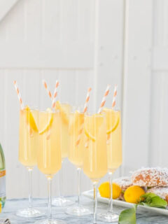 French 75 Peach Punch Recipe Photo