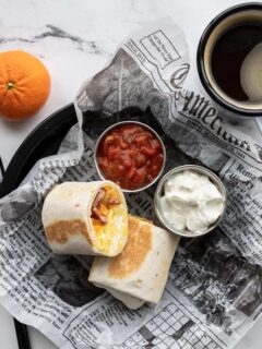 Freezer Breakfast Burritos Recipe Photo
