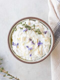 Whipped Goat Cheese Dip Recipe Photo