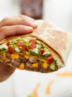 Taco Bell Beyond Carne Asada Steak Crunchwrap Photo