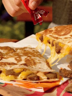 Taco Bell Beyond Carne Asada Steak Quesadilla Photo