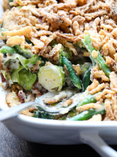 Daily Appetite Green Bean Brussels Sprout Casserole Recipe Photo