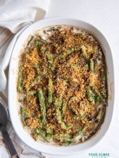 Four Score Living Keto Green Bean Casserole Recipe Photo