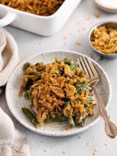 Meaningful Eats Gluten Free Green Bean Casserole Recipe Photo