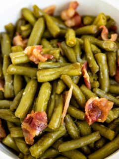 The Culinary Compass Green Bean and Bacon Casserole Recipe Photo