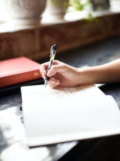 Writing a List Photo