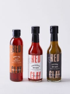 Red Clay Cold-Pressed Hot Sauce & Spicy Honey from Food 52