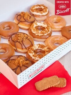 Krispy Kreme Biscoff Doughnuts Image