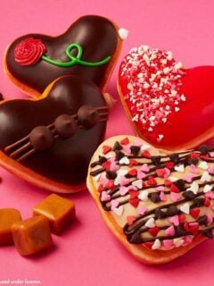 Krispy Kreme Valentines Day Doughnuts 2023 Picture