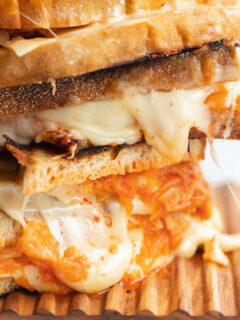 Kimchi Grilled Cheese Recipe Pic