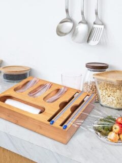 Kitchen Foil and Plastic Wrap Organizer Photo