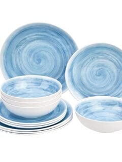 Amazon Basics Melamine Dinnerware Set