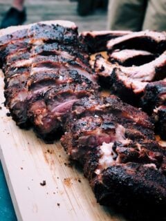 Crusted Smoked Ribs Photo