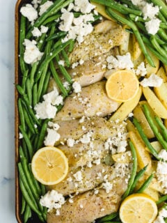 How to Make Pesto Chicken Sheet Pan Dinner Image