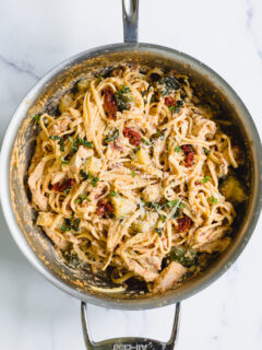 How to Make Sundried Tomato Creamy Chicken Linguine - 8