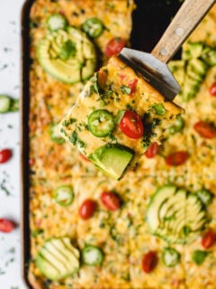 Tex Mex Breakfast Sheet Pan Frittata Picture