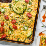Tex Mex Breakfast Sheet Pan Frittata Recipe Photo
