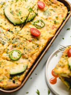 Tex Mex Breakfast Sheet Pan Frittata Recipe Pic