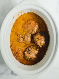 How to Make Salisbury Steak in the Crockpot -10