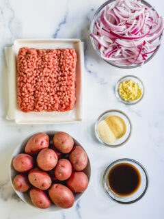 Homemade Salisbury Steak Ingredients