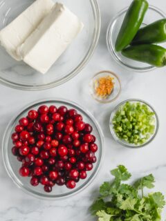 Cranberry Jalapeño Dip Ingredients Photo