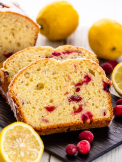 Cranberry Bread Recipe with Fresh Cranberries Pic