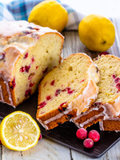 Cranberry Bread Recipe with Fresh Cranberries Picture
