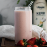 Strawberry Banana Protein Kefir Smoothie