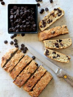 Courtesy Chocolate Chip Mandel Bread Photo