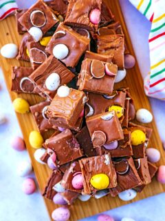 Creative Easter Recipes - Easy Mini Egg Fudge