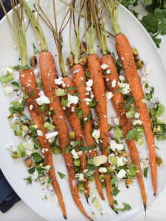 Creative Easter Recipes - Roasted Carrots with Pistachios