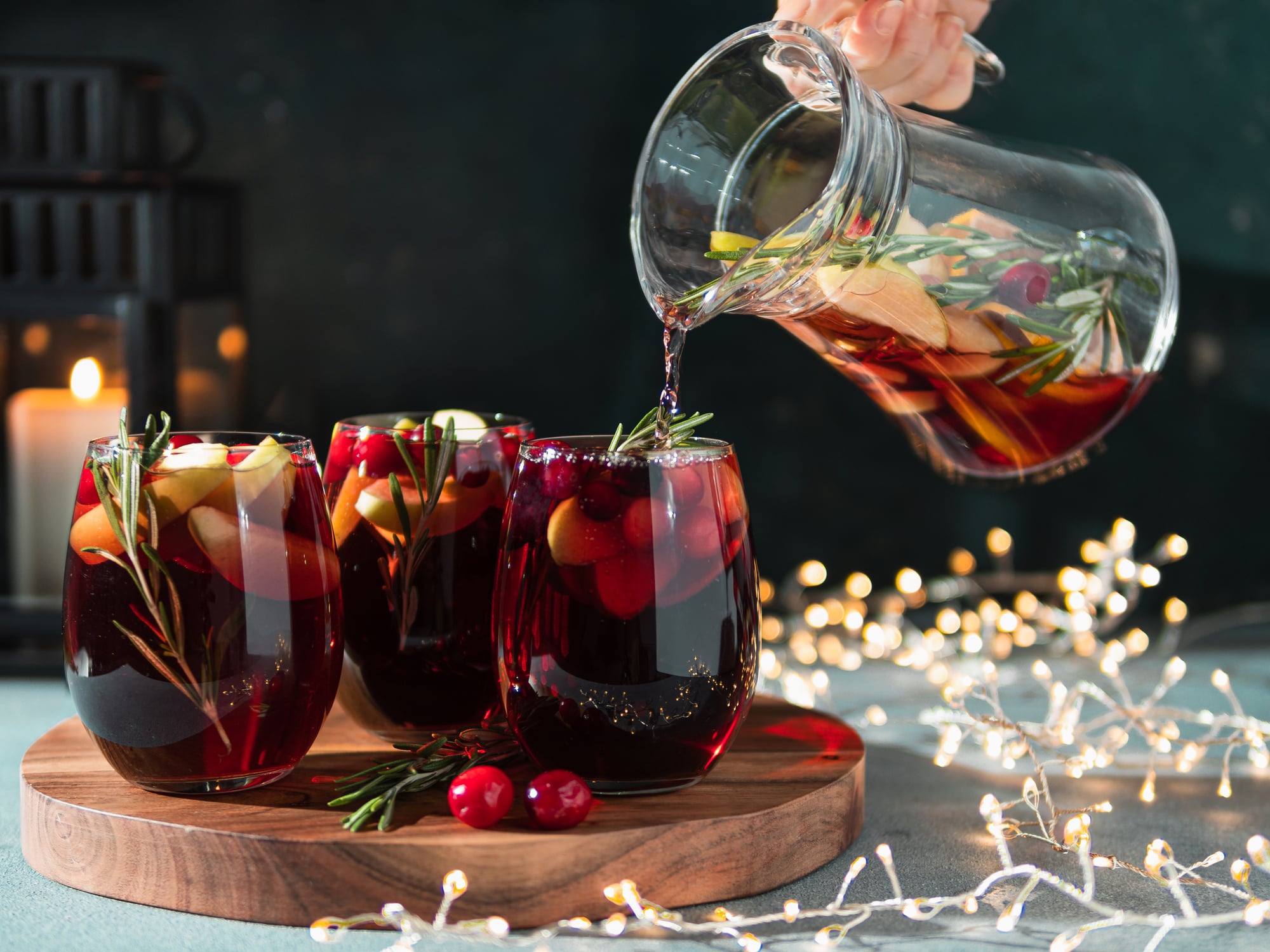 Cranberry Thanksgiving Sangria Recipe - Food Fanatic